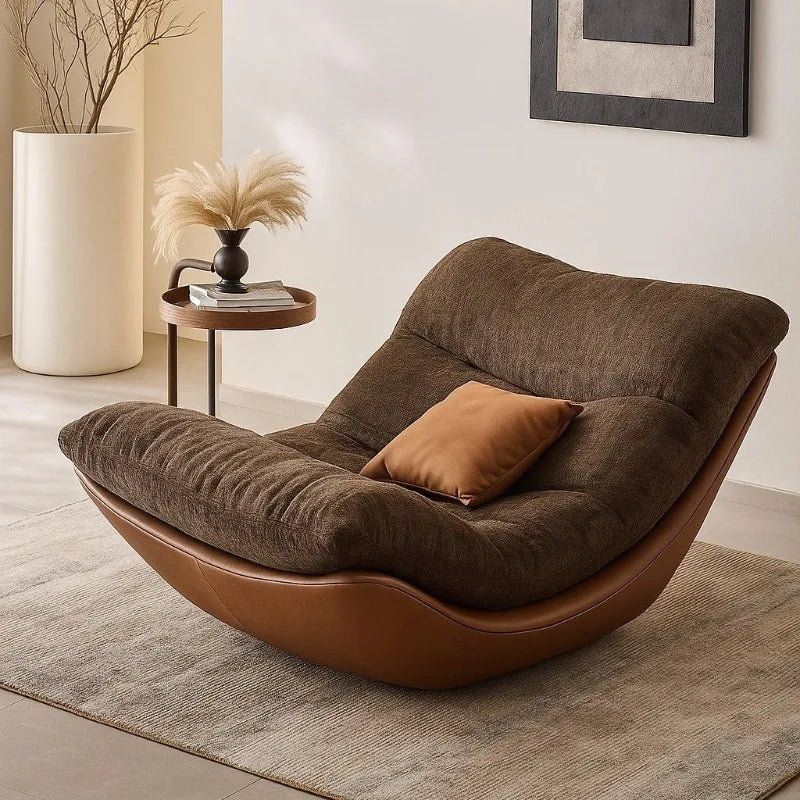 Relaxing Lounge Living Room Chairs Brown Classic Ergonomic Cute Living Room Chairs Oversized Sillones Modernos Furniture Home