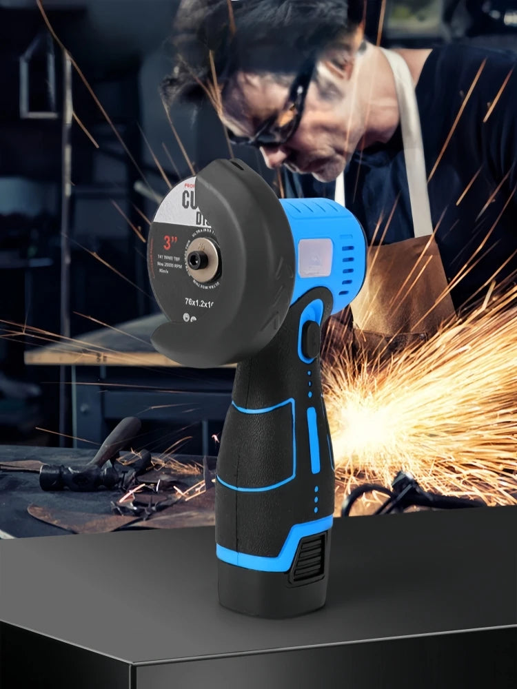 16.8V Brushless Angle Grinder 20000RPM Electric Polishing Grinding Machine Mini Cordless Cutting Lithium Battery Power Tool