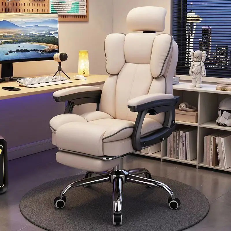 Home computer chair ergonomic gaming chair office chair dormitory live study comfortable long-term sitting swivel chair