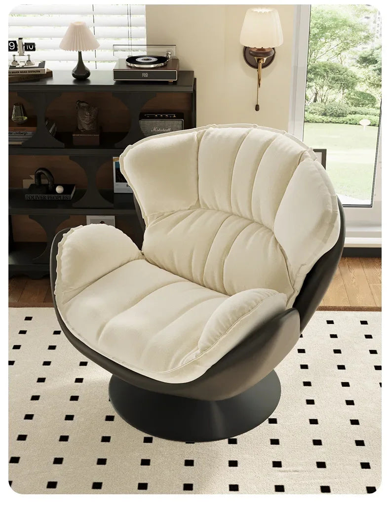 Upgraded and enlarged lazy sofa, 360 ° rotating single sofa, living room leisure sofa, thickened soft pack lazy sofa chair