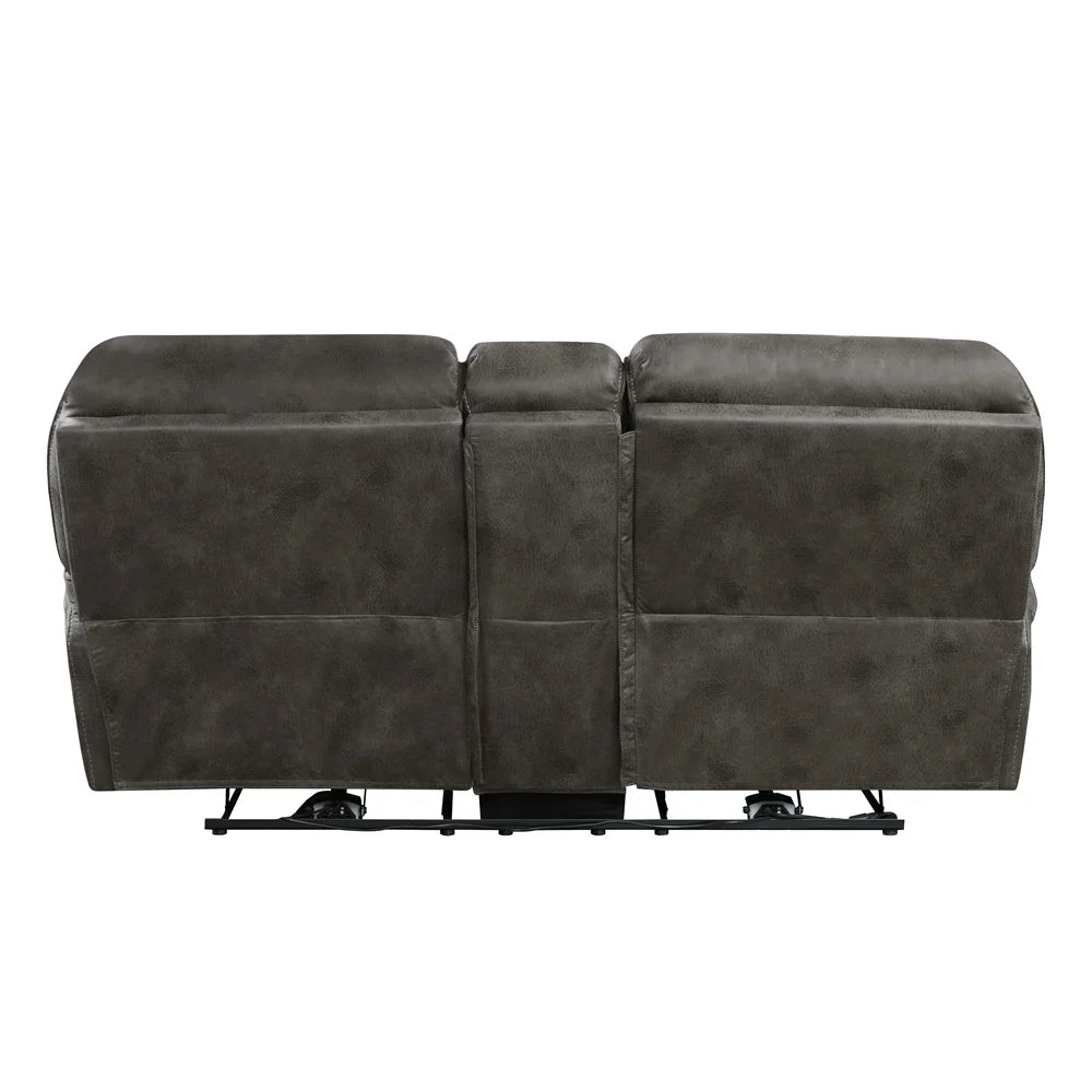 #￥Modern Power Electric Reclining Couch Loveseat Chair Microfiber Upholstery USB  Living Room Recliner Sofa Set 3+2+1 Furniture