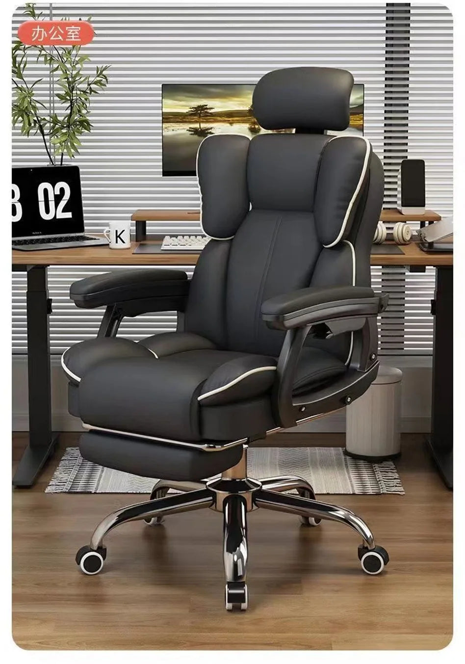 Home computer chair ergonomic gaming chair office chair dormitory live study comfortable long-term sitting swivel chair