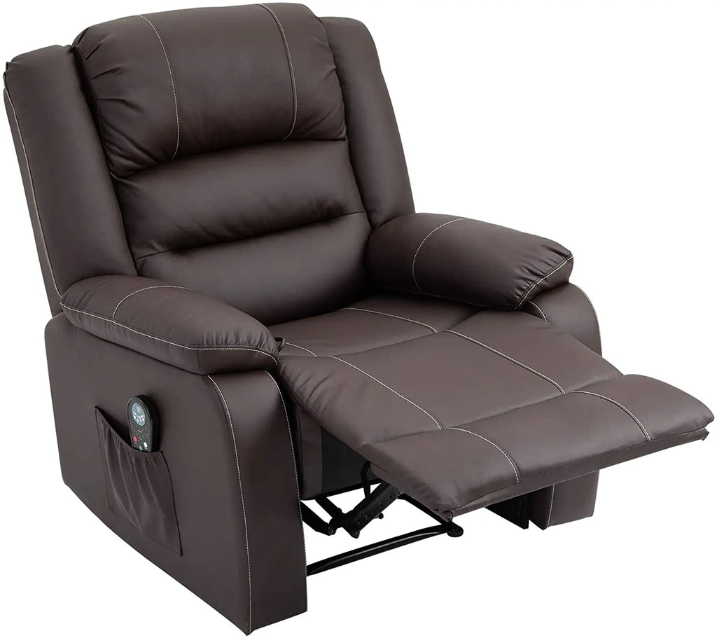 Reclining Living Room Leather Recliner Sofa Set