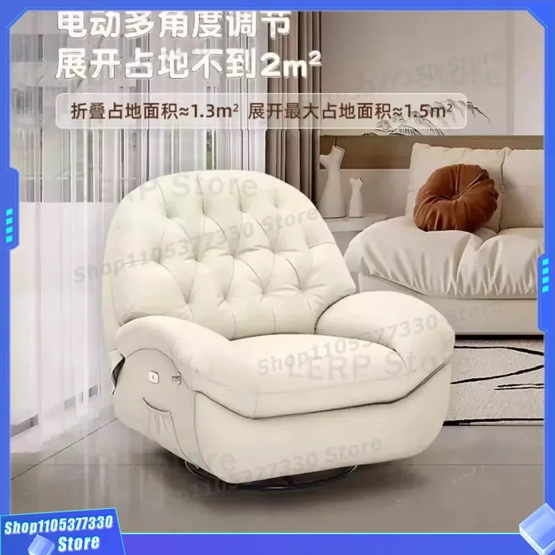 Adult first-class space sofa cabin multifunctional lazy sofa electric rocking chair single sleeping sofa life