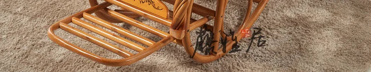 Rattan chair, rocking chair for the elderly, rocking chair for the lazy on the balcony, reclining chair, nap chair