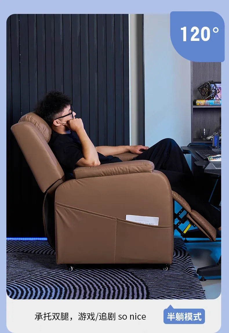 YZ6.15 Comfortable Long Sitting Reclining Multi-Functional Lazy Chair Internet Cafe Gaming Sofa Home Internet Cafe Sofa