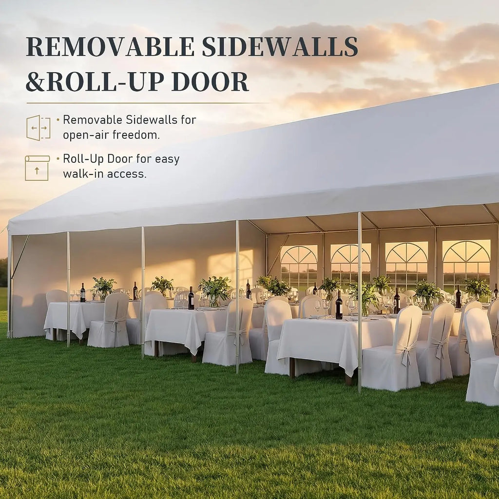 32x16 HDPE Party Tent,Heavy-Duty Canopy Weddings & Events, Custom