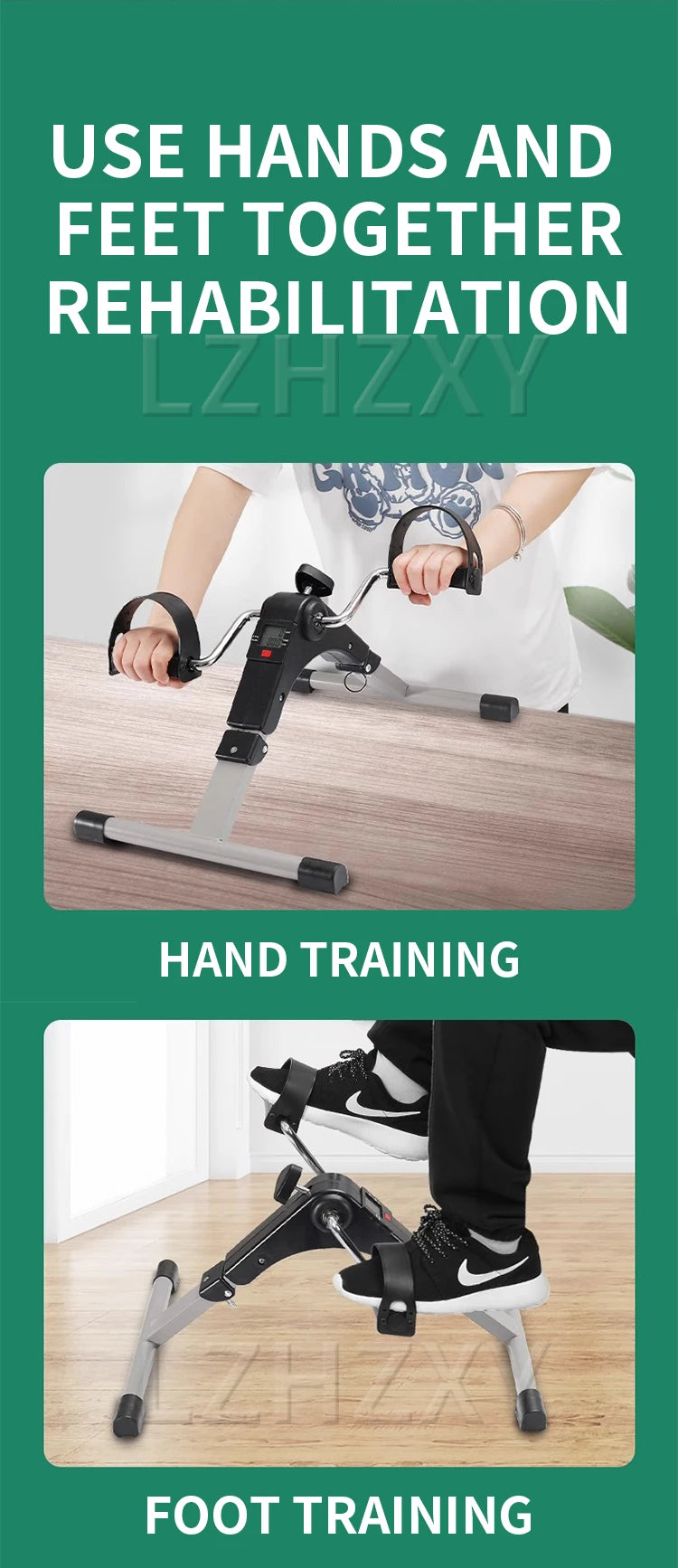 Rehabilitation exercise bike bicycle fitness equipment home elderly indoor exercise bike leg training leg beauty machine