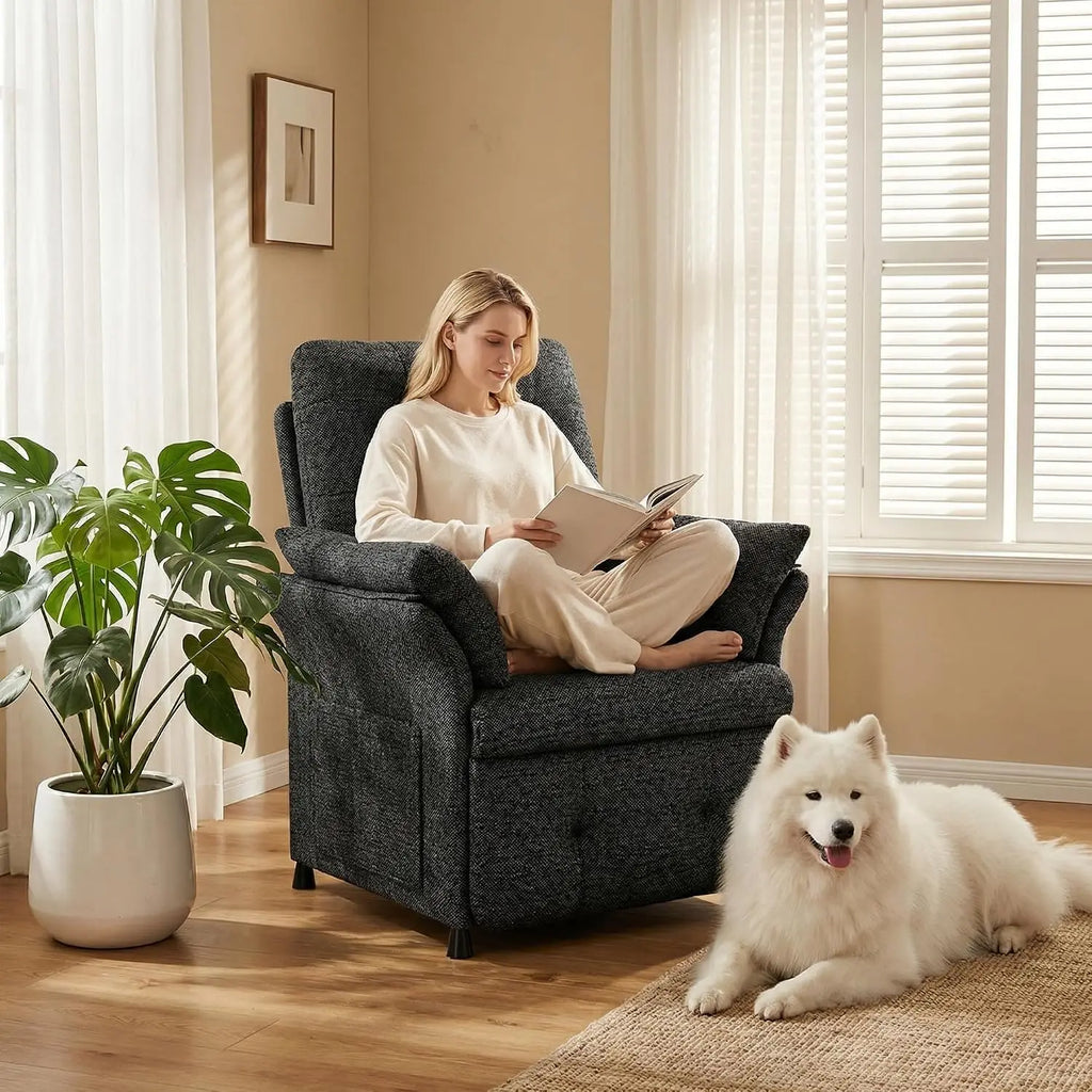 Power Recliner Chair with Heat & Massage, Electric Recliner for Elderly, Customized