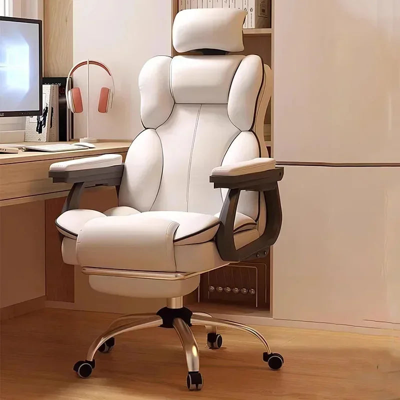 Ergonomic Cushion Office Chair Armrest Back Support Desk Gaming Computer Chair