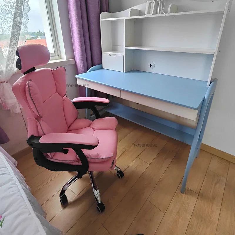 Ergonomic Office Chair Lifting Rotating Armchair Home Game Computer Chair European Backrest Comfort Seating