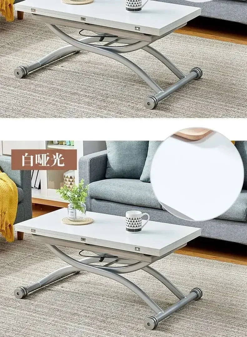 Small White Coffee Tables Nordic Design Rectangular Coffee Tables Bedroom Minimalist Mesas Table Basse Pour Salon Home Furniture