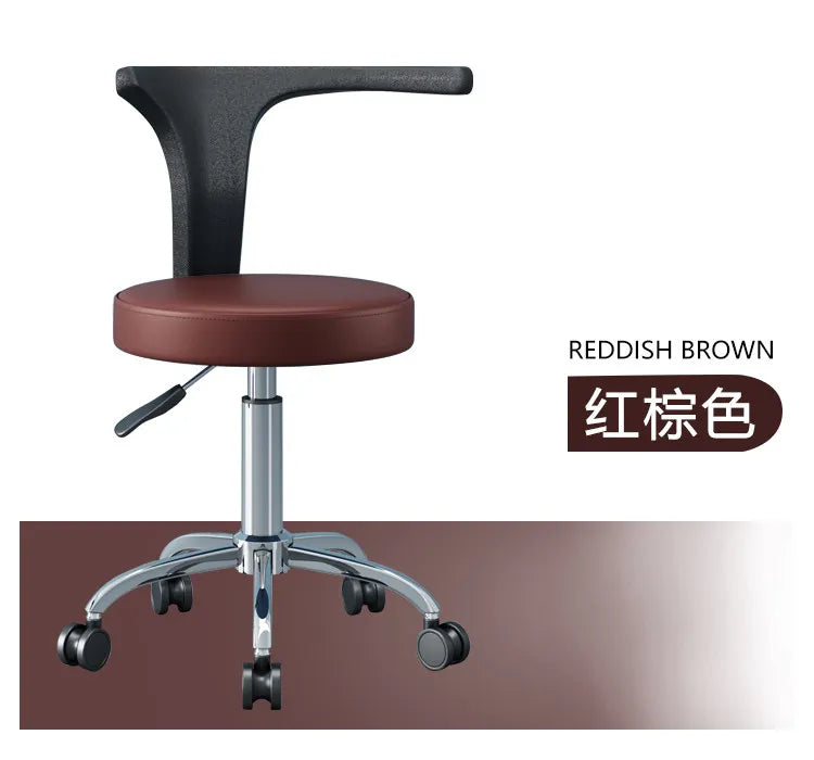 Professional Multifunctional Dental Chair 360°Swivel Adjustable Patient Seat with Soft Padding,Reclining Backrest for Clinic Use