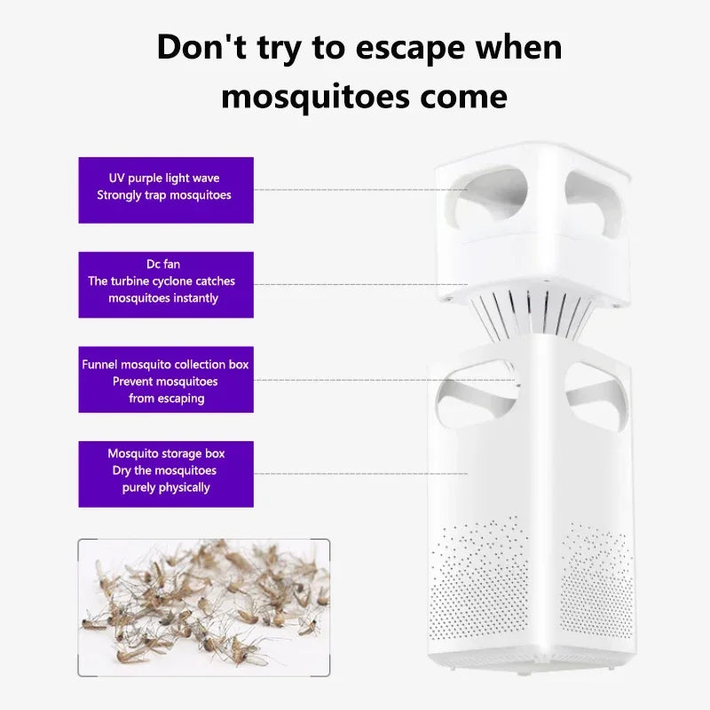 USB Mosquito Killer Lamp Fly Bug Mosquito Repeller Electronic LED Light Control Lamp Small Insect Trap Home Appliances