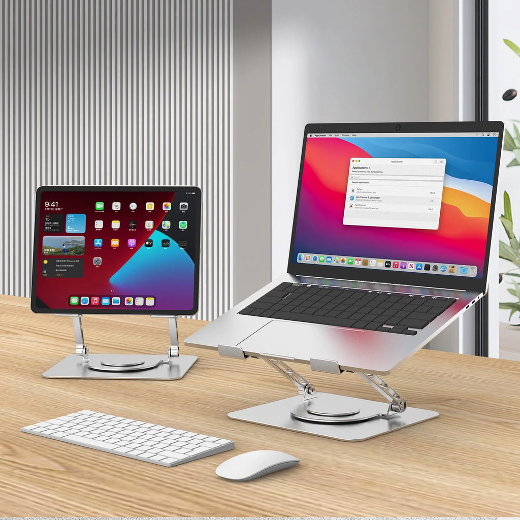 Foldable Laptop Stand Notebook Holder Vertical Aluminium Adjustable Portable Laptop Table Stand for Macbook Tablet Accessories