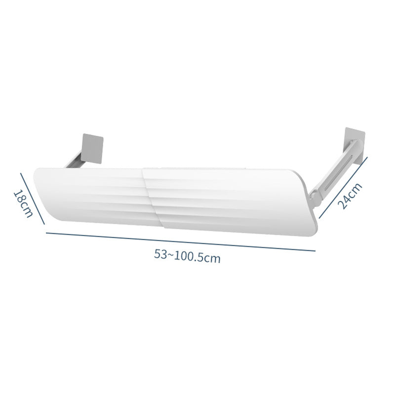Adjustable Air Conditioner Deflector Telescopic Windshield Confinement Air Deflector  Windshield Dust Cover for Home