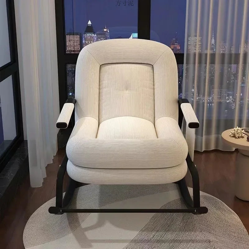 AOLIVIYA Casual Foldable Reclining Lounge Chair For Living Room Office Relaxation With Adjustable Back B369258