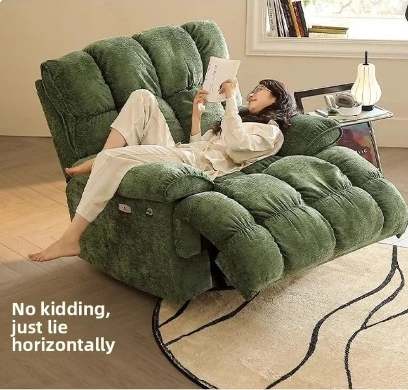Electric Recliner Chair First-Class Cloud Single Sofa Living Room Multifunctional Lazy Lounge Swivel Recliner Sitting Sleeping