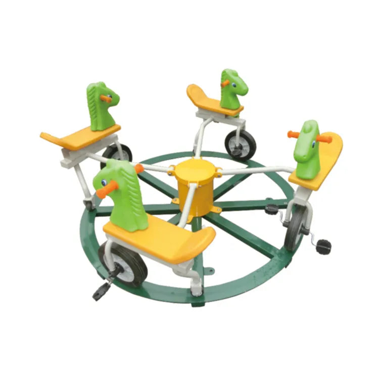 2026 Factory Price Hot Selling Premium Electric High Quality Play Spinning Outdoor  Merry-Go-Round Experience for Kids Outdoor P
