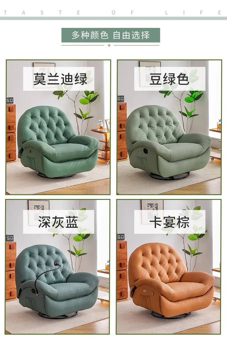 Massage Double Heating Sofa Rocking USB Mobile Phone Bracket Sofa Chair Lounges Single Modern Canape Salon Living Room Furniture