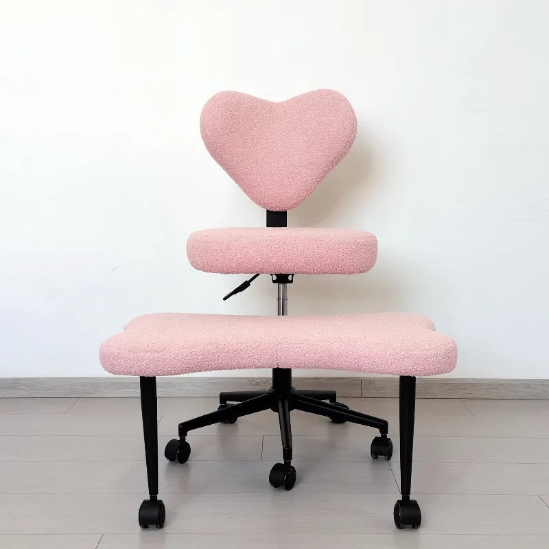 Cross-legged Chair Computer Desk Office Seat Sitting Not Sitting Easy Chair Dormitory Stool Squatting