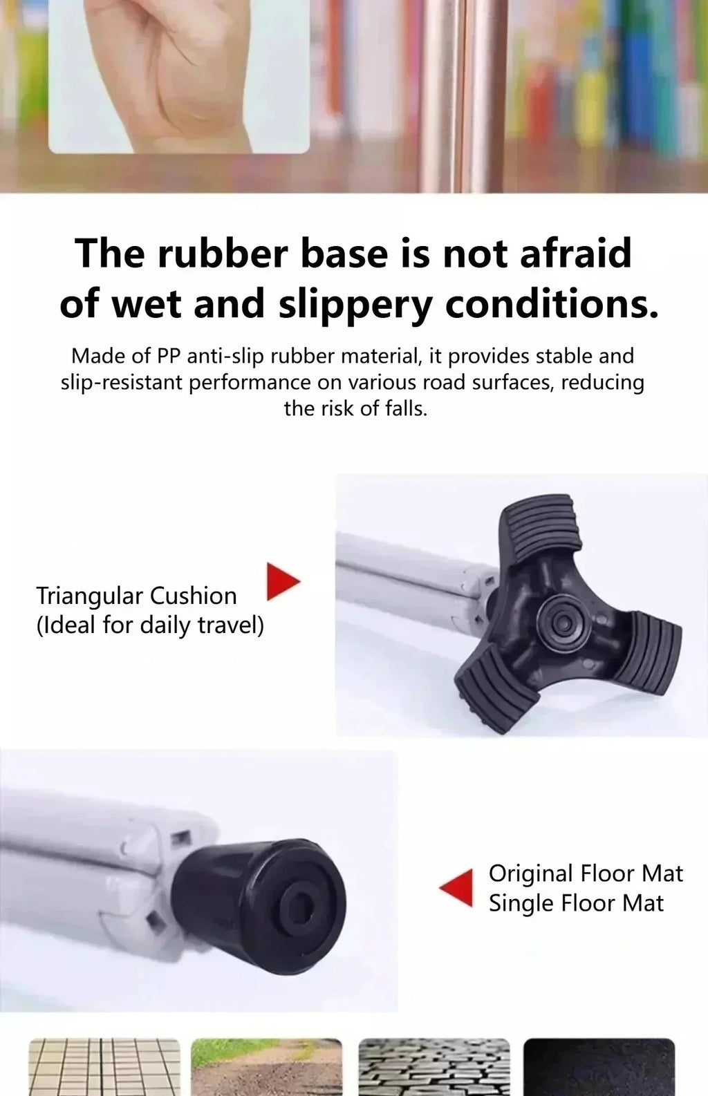 Multifunctional Walking Aid Stool/cane Chair Non-slip Folding Portable Lightweight Walking Aid Four-legged Cane For Sitting