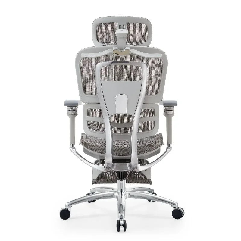 Office Chair Ergonomic Lumbar Support Adjustable Recline Mesh Headrest Swivel Wheels Home Office Gaming Computer Seat Cadeira
