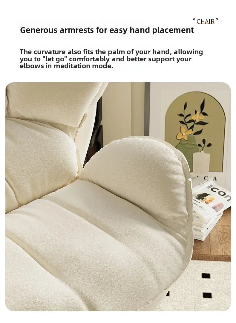 Upgraded and enlarged lazy sofa, 360 ° rotating single sofa, living room leisure sofa, thickened soft pack lazy sofa chair