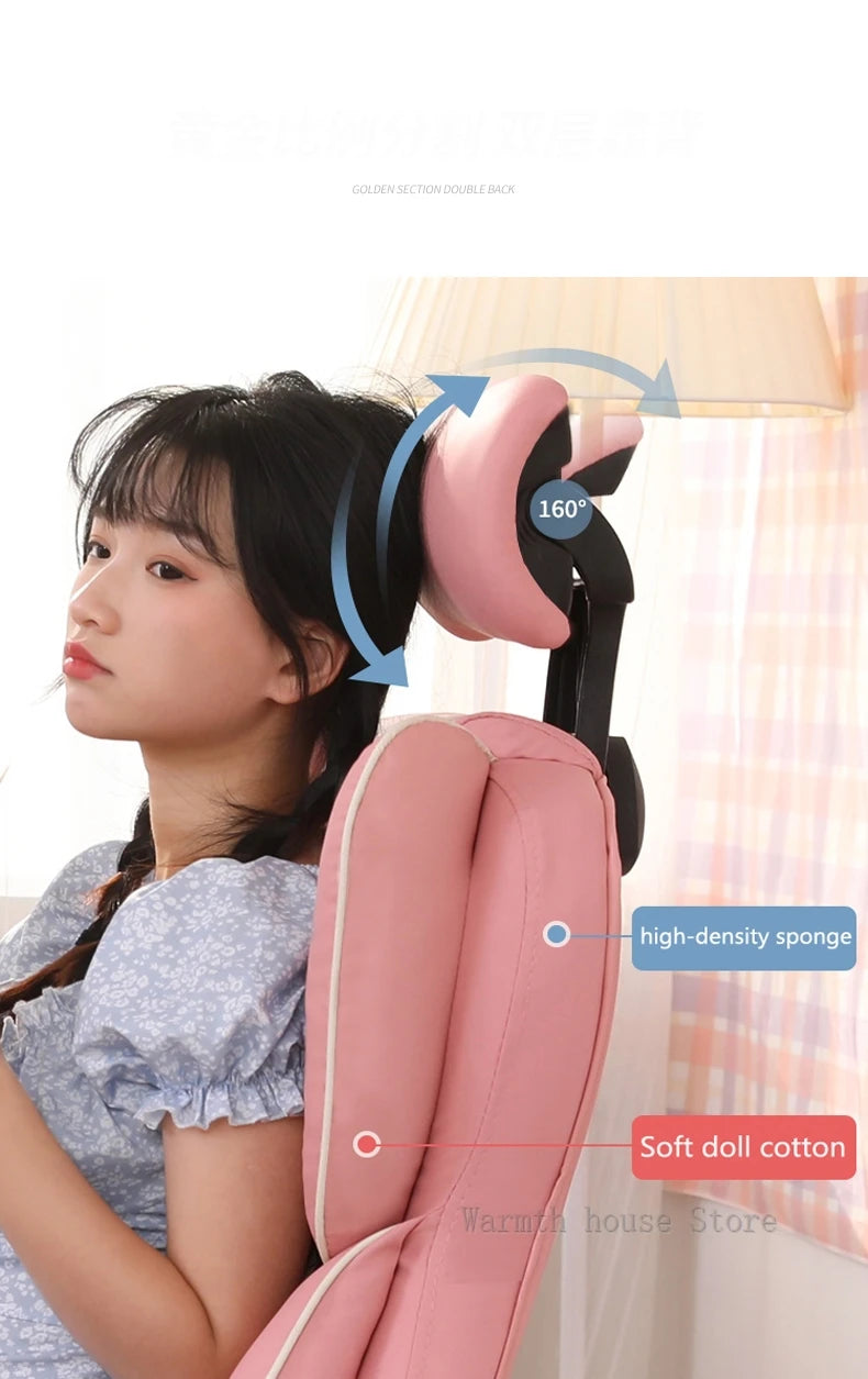 Mobile Ergonomic Office Chair Recliner Computer Bedroom Accent Office Chair Gameing Study Sillas De Oficina Office Furniture