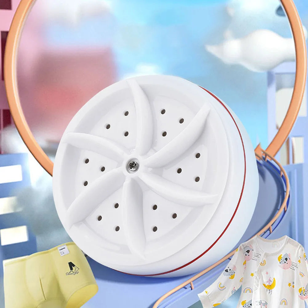 Turbine Rotation Washer Machine Wheel Bubble Ultrasonic Turbo Washing Machines Multifunction Low Noise for Socks Underwear