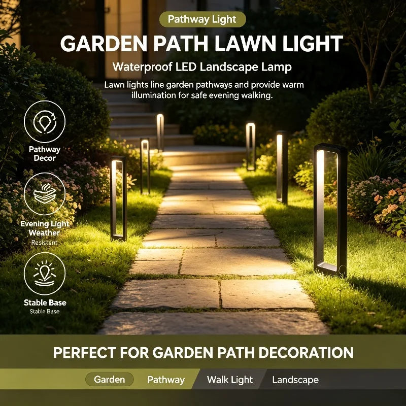 LED Outdoor Door Type Lawn Light Luxury Courtyard Light Waterproof Lawn Light Modern Landscape High Protection Column Light