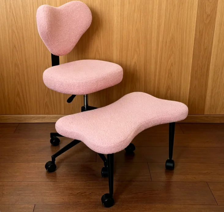 Sherpa Fleece Meditation Chair for Women, Cross Legged Sitting Stool for Yoga & Relaxation, Soft Teddy Fleece Floor Chair