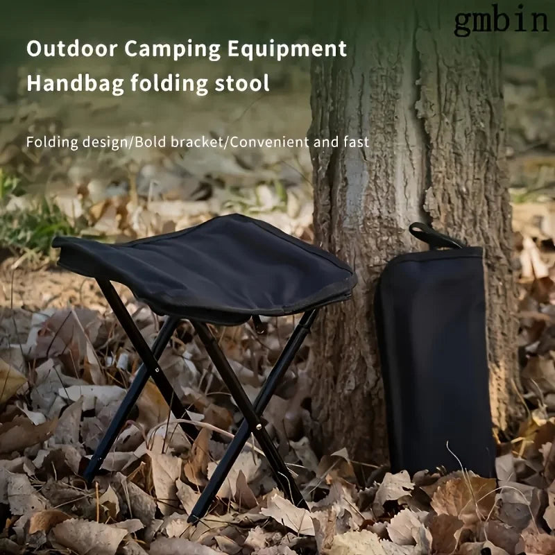 Portable Folding Stool Lightweight Camping Chair Foldable Seat for Fishing Hiking Travel Outdoor & Indoor Use