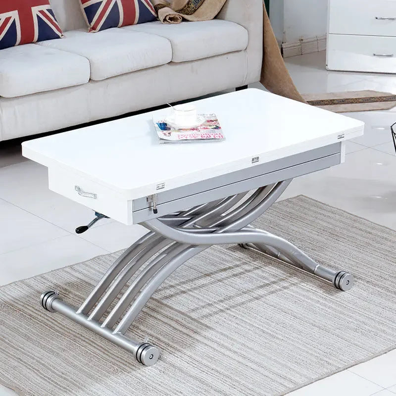 Lifting coffee table folding telescopic household dining table dual-purpose creative simple small apartment living room