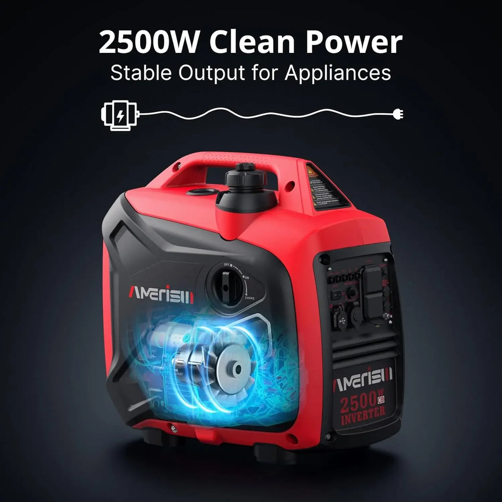 2500Watt Gas Powered Portable Inverter Generator For Home Use