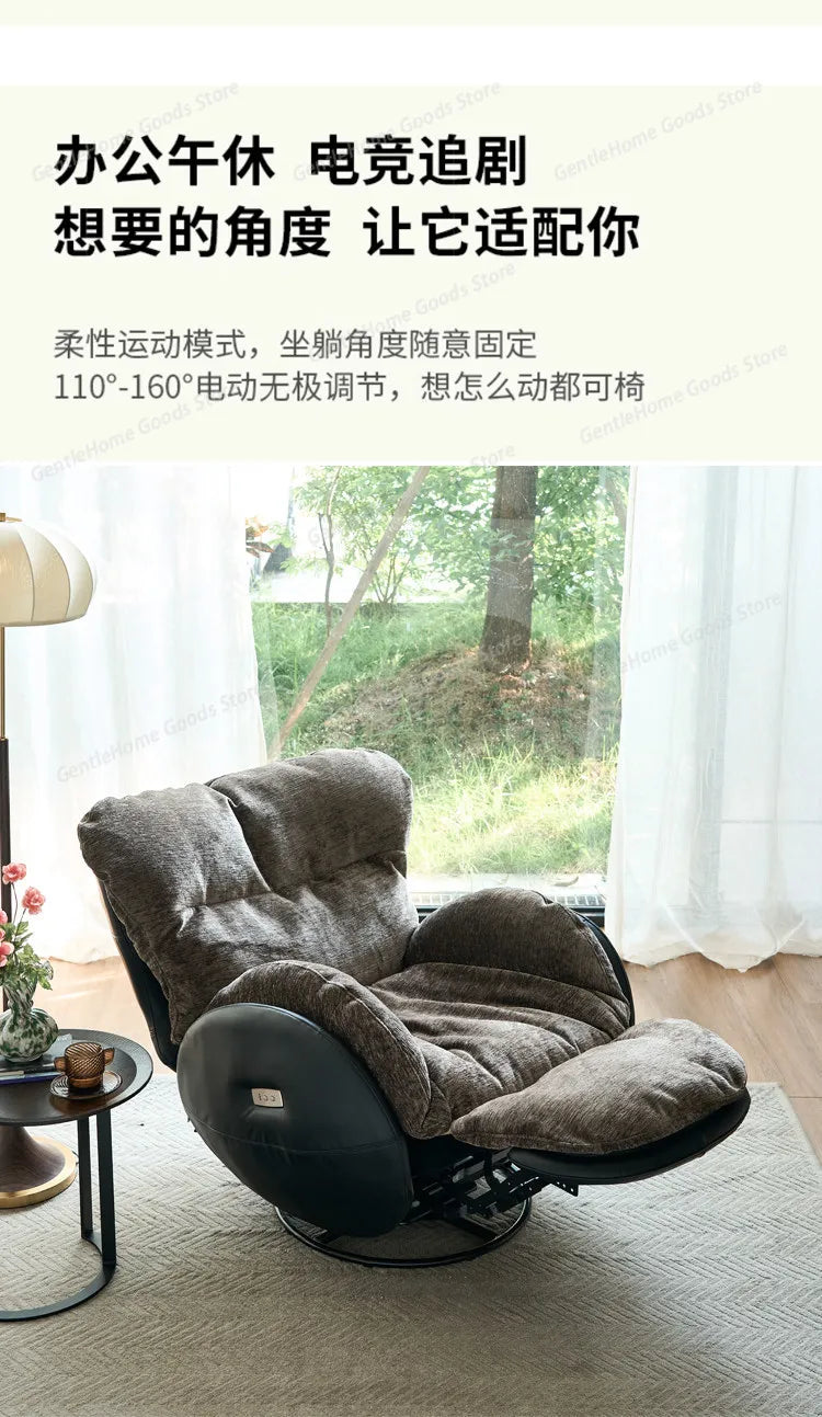 Armrest Fabric Electric Sofa Living Room Luxury Black Apartments Electric Sofa Oversized Relax Sofa De Luxo Furniture Home