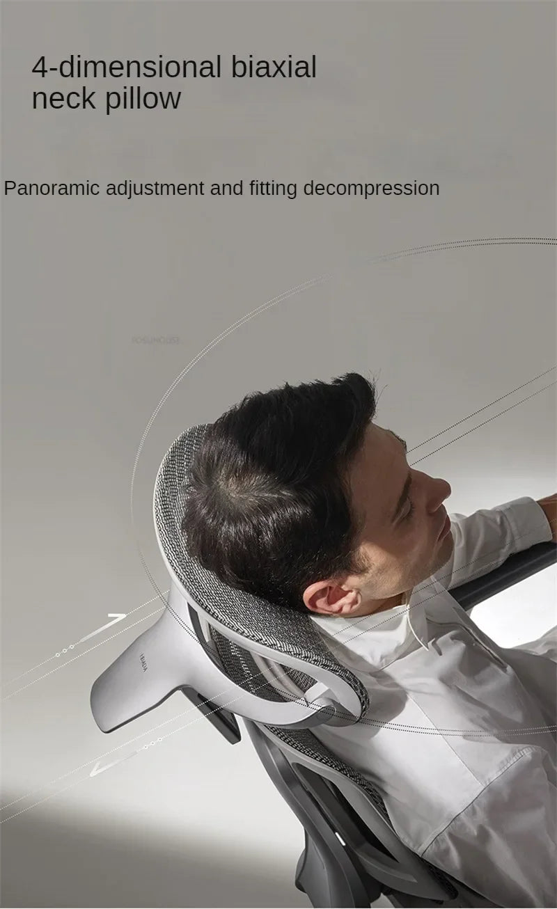 European Ergonomic Office Chairs Home Computer Chair Gaming Chair Nordic Office Furniture with Backrest Waist Protector Armchair