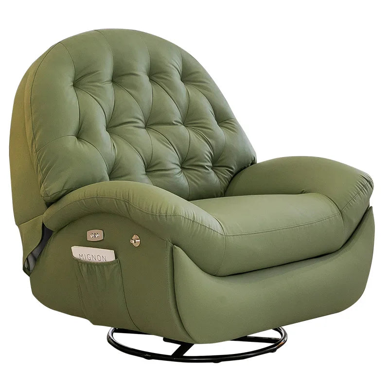 !@Modern Single Lazy Rocker Recliner Chair for Home Dining Bedroom Hotel Manual Adjustment Multifunction Living Room Furniture