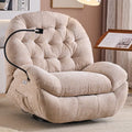 !@Modern Single Lazy Rocker Recliner Chair for Home Dining Bedroom Hotel Manual Adjustment Multifunction Living Room Furniture