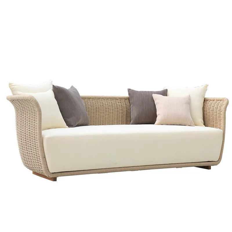 Outdoor rattan sofa, rattan courtyard garden terrace leisure outdoor yard furniture