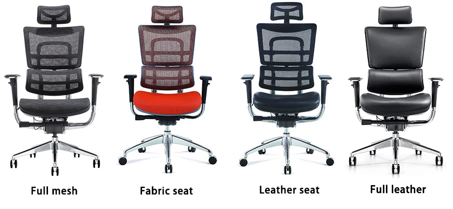JNS 801 Commercial Furniture 3D Adjustable Mesh Chair Ergonomic Office Chair 1 Piece Aluminum Modern 4 Gas Lift 5 Years Optional