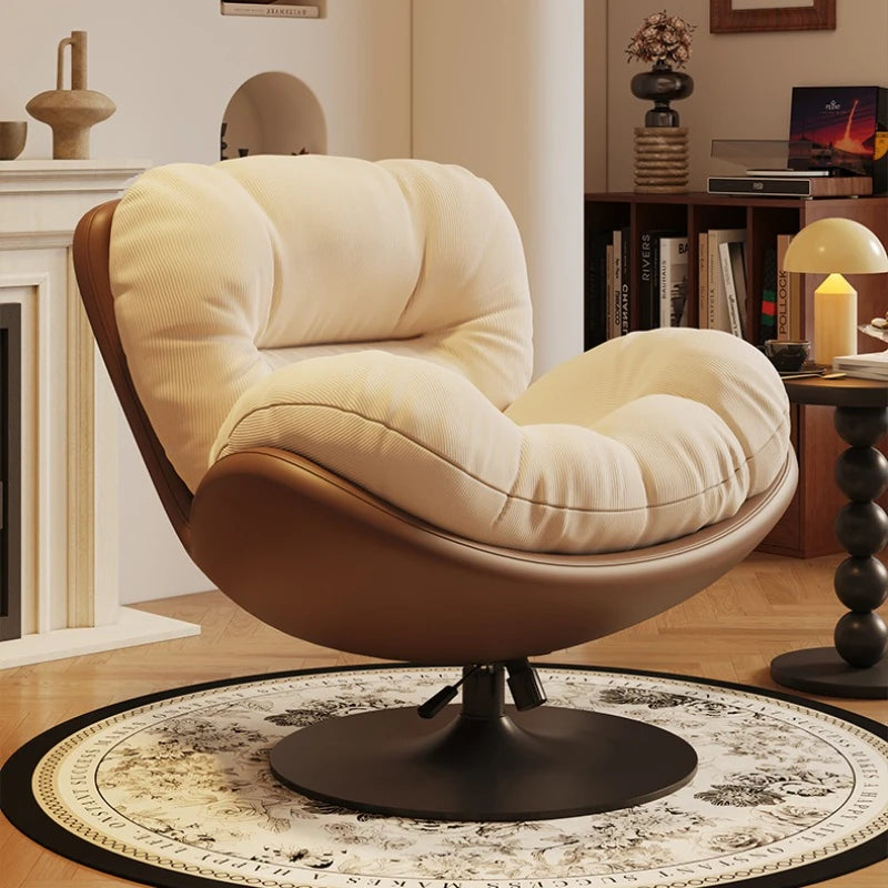 Eggshell Rocking Chair Lazy Sofa Reclining Chair Adult Sleeping Balcony Home Leisure Chair Single Living Room Lazy Chair