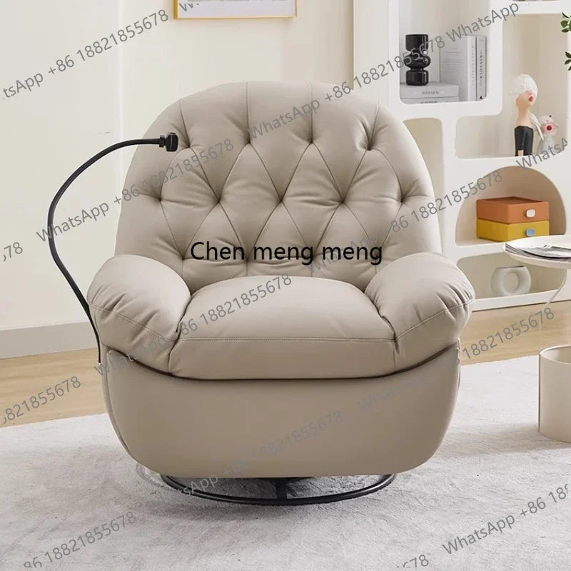 a17  Office Bedroom Chair Balcony Simple Fabric Luxury Modern Lazy Chair Designer Nordic Poltrone Da Salotto Home Accessories