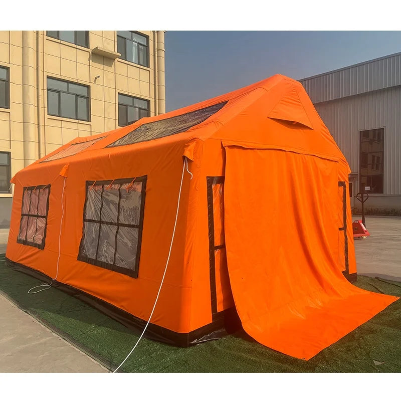 Large Luxury 5 6 7 Person Waterproof Durable Inflatable Airtight Camping Tent for Outdoor Camping