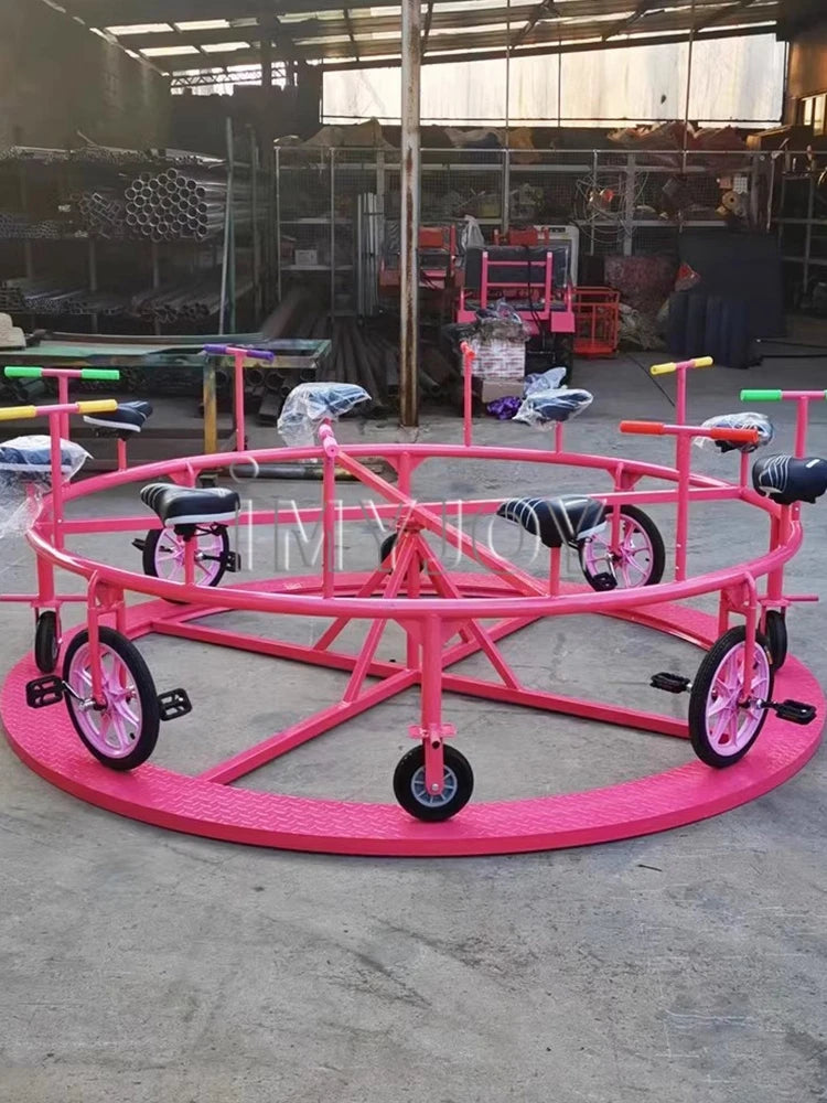 Outdoor amusement game park commercial 360 degree rotating bicycle bicycle game