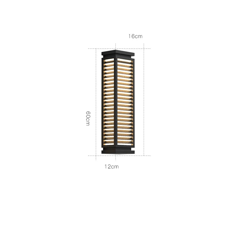 LED outdoor waterproof wall lamp IP65 exterior wall porch balcony 110V220V stainless steel garden decoration courtyard wall lamp