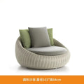 Nordic Woven Rattan Sofa Set with Coffee Table for Garden Balcony Patio Indoor Outdoor Leisure Furniture