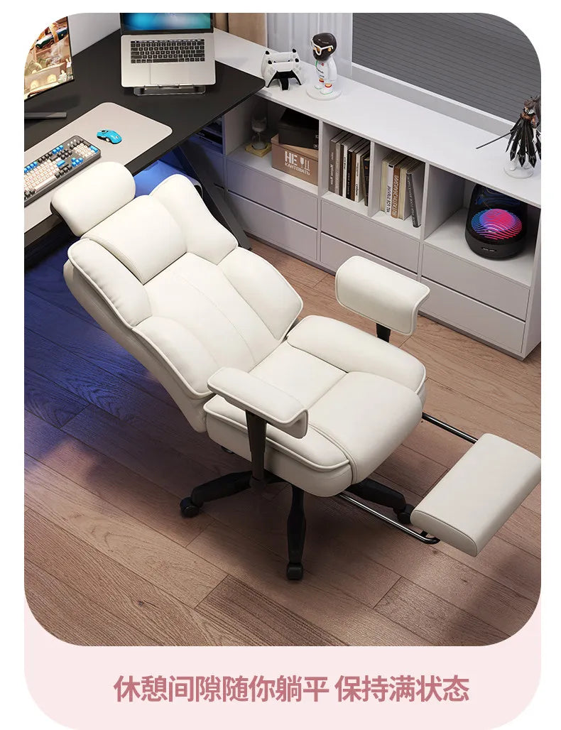 Lazy Living Room Rolling Office Chair Computer Salon Designer Office Chair Swivel Comfortable Silla De Escritorio Home Furniture