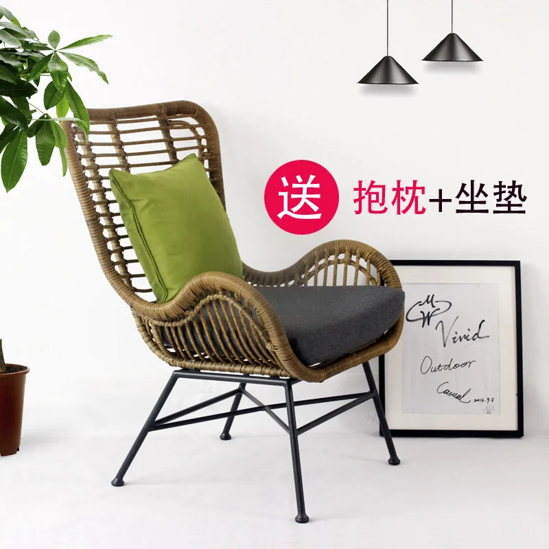 Rattan Patio Furniture Set Outdoor Wicker Bistro Chairs for Garden Use