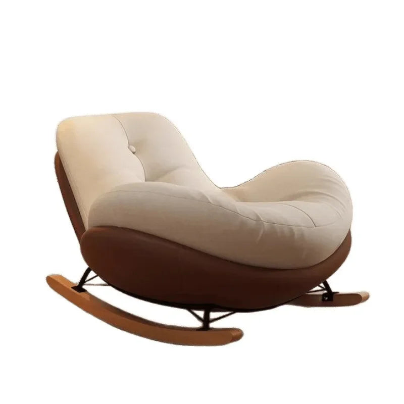 for Internet Celebrity Lazy Sofa Rocking Chair Simple Adult Recliner for Living Room Bedroom Balcony Household Single Sofa